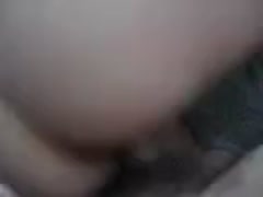 Pounding my small girlfriend from behind on POV video 